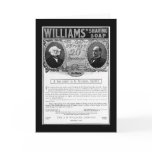 Williams Shaving Soap Ad 1901 cards