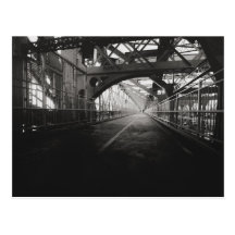 Williamsburg Bridge Architecture - New York City Postcard
