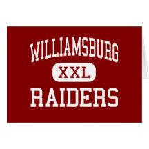 Williamsburg - Raiders - High - Williamsburg Iowa Greeting Card