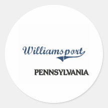 Williamsport Pennsylvania City Classic Sticker