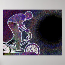 WillieBMX The Glowing Edge Print