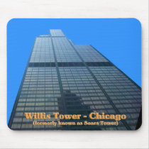 Willis Tower - Formerly Known As The Sears Tower Mouse Pads