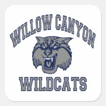 Willow Canyon Wildcats Square Sticker