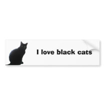 Willow copy, I love cats Bumper Stickers