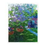willow lake lilac trees postcards