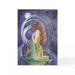 Willow, The Moon and Night Blank Greeting Card