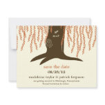Willow Tree Fall Wedding Save The Date Card invitations