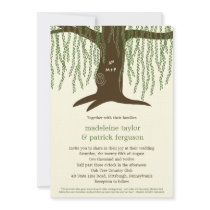 Willow Tree Wedding Invitation