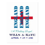 Wills and Kate Royal Wedding ENGLAND Postcard