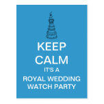 Wills and Kate Royal Wedding Postcard (Blue)