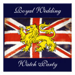 Wills & Kate Royal Wedding Watch Party Invitation