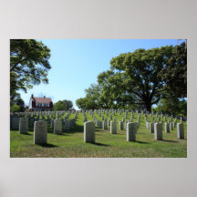 Wilmington National Cemetery Print