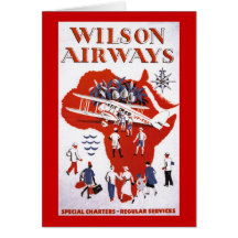 Wilson Airways ~ Africa Greeting Card