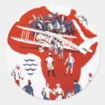 Wilson Airways ~ Africa Round Sticker