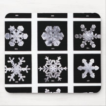 Wilson Bentley Snowflakes Mouse Mat