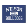 Wilson Bulldogs Middle School Tampa Florida Postcard
