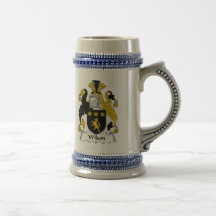 Wilson Family Crest Coffee Mugs
