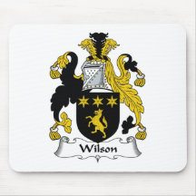 Wilson Family Crest Mouse Pads