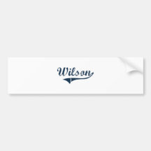 Wilson New York Classic Design Bumper Sticker