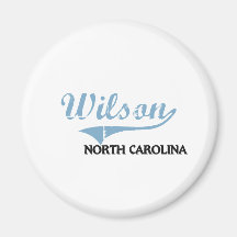 Wilson North Carolina City Classic Fridge Magnets