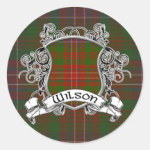 Wilson Tartan Shield Stickers