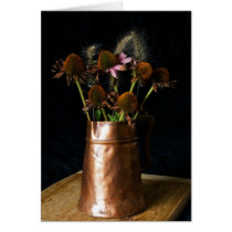 Wilting Flowers Greeting Card