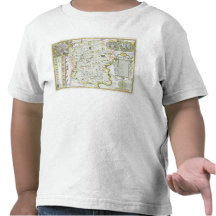 Wiltshire, engraved by Jodocus Hondius Tee Shirt