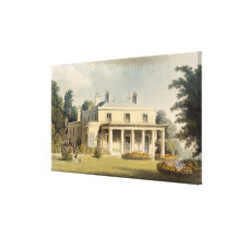 Wimbledon Park, from R. Ackermann's (1764-1834) 'R Stretched Canvas Prints