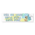 Win or Lose Agility Bumper Sticker