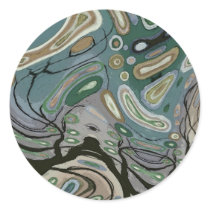 Wind - Abstract Round Sticker