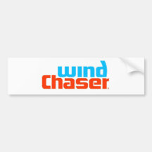 Wind Chaser Land Sailing Bumper Sticker