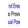 Wind Energy Also Provide Sexual Powers Custom Rack Card