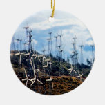 Wind Power 3  Mojave Tehachapi Wind Farm Christmas Tree Ornaments