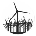 wind power environment stickers