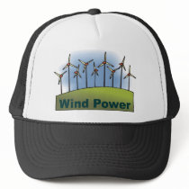 Wind Power Trucker Hats
