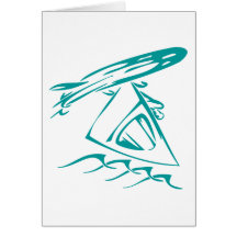 Wind Surfing Greeting Cards