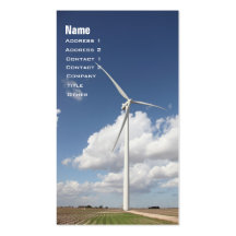 Wind Turbine Business Card