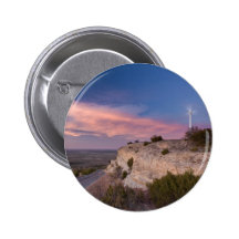 Wind Turbine in west Texas at Sunset Pins
