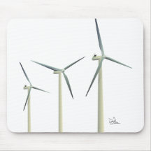 Wind Turbine Mouse Pads