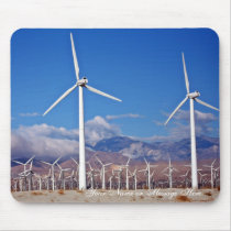 Wind turbines mouse pads