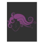 Wind Woman Design Postcard