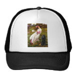 Windflowers-Black Standard Poodle Hat