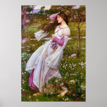 Windflowers by John William Waterhouse Posters