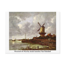 Windmill At Wijk By Jacob Isaacksz.Van Ruisdael Postcards