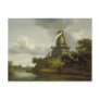 Windmill by a River Postcards