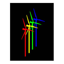 Windmill Night Postcards