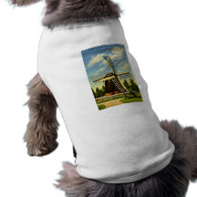 Windmill Park Holland, Michigan Vintage Dog Tee