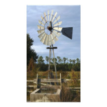 Windmill Pump. Seminole County, Fl. Photo Print