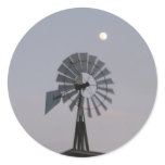 Windmill Round Stickers