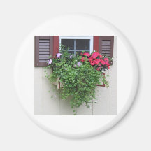 window box refrigerator magnets